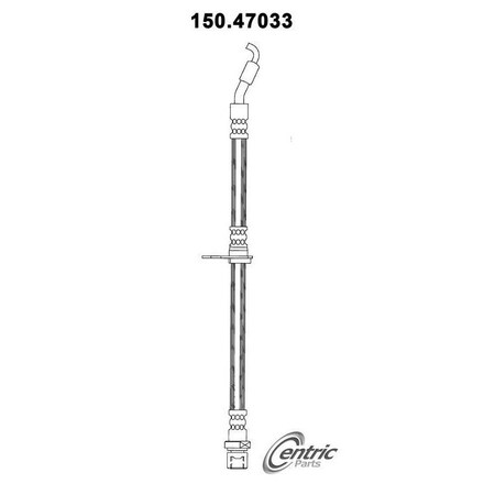 Centric Parts Brake Hose, 150.47033 150.47033
